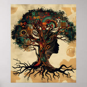 Heritage Echoes: Afro-Amerikaanse roots geïnspiree Poster