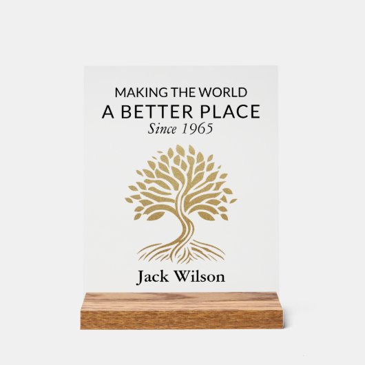 Héritage et impact personnalisés (Recto)