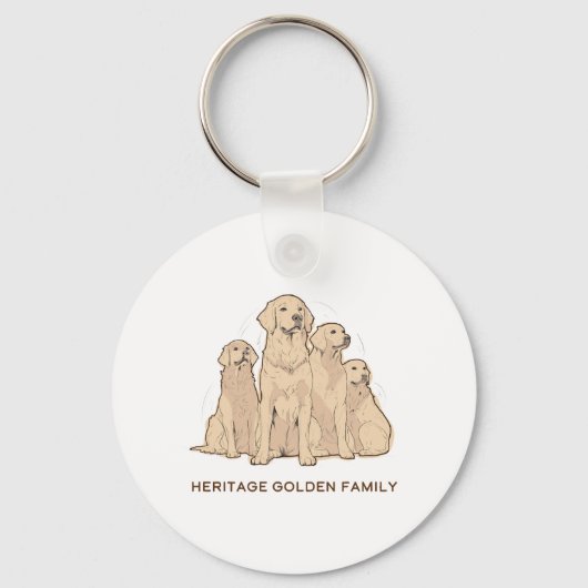 Heritage Golden Sleutelhanger (Voorkant)