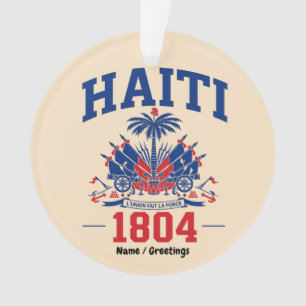 Héritage Graphique Drapeau Patriotique Vintage Haï