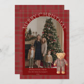Heritage Holiday Bear Card (Voorkant / Achterkant)