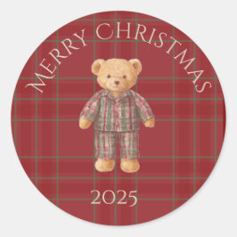 Heritage Holiday Bear Sticker
