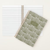 Heritage Olive | Deco Fans Personalized Notitieboek (Binnen)