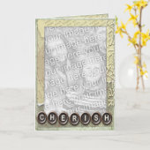 Heritage Photo-groet Kaart (Gele Bloem)