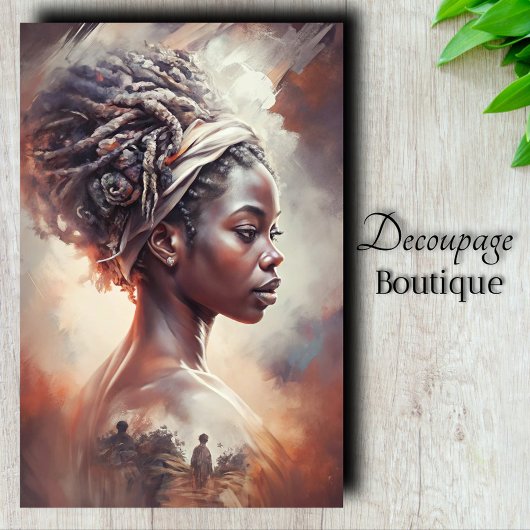 Heritage Queen Decoupage Tissue Paper Tissuepapier