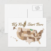 Heritage Roots Briefkaart (Voorkant / Achterkant)