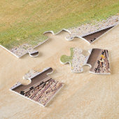 Heritage Steam Train with Carriages Jigzaag Puzzle Legpuzzel (Zijkant)