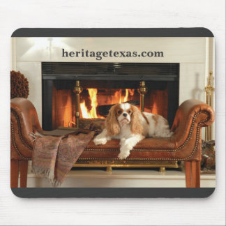 heritagetexas dog blk mkousepad muismat
