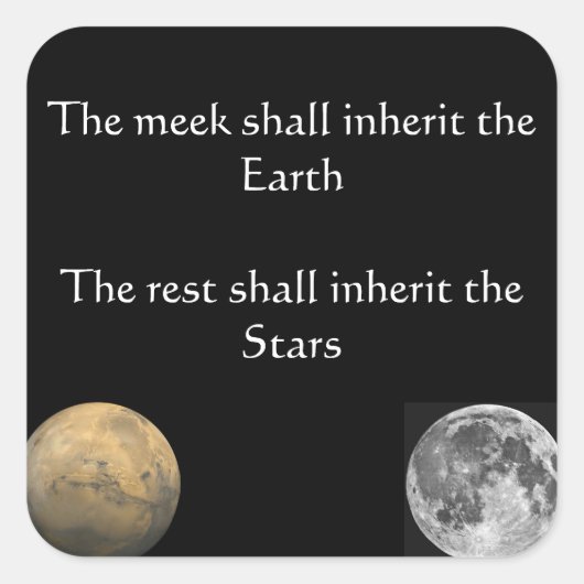 Hérite les étoiles ! Sticker pour votre ordinateur (Devant)