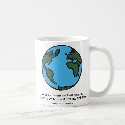 Héritez de la tasse de la terre (Droite)