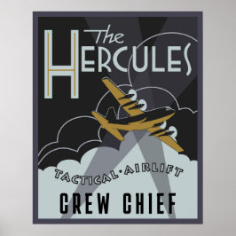 Herk Deco - Custom C-130H Edition Poster