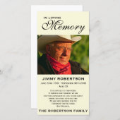 Herkenning van de herdenkingsdag van de Black & Cr Bedankkaart (Voorkant / Achterkant)