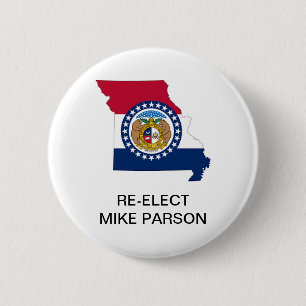 HERKIEZEN MISSOURI GOVERNOR MIKE PARSON 2020 RONDE BUTTON 5,7 CM