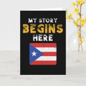 Herkomst Puerto Rico Kaart (Gele Bloem)