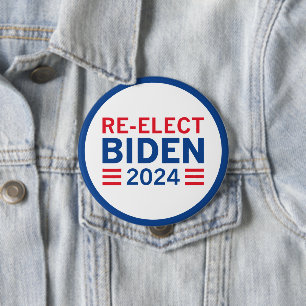 Herkozen Biden 2024 Ronde Button 4,0 Cm