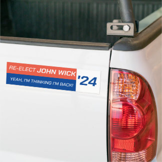 Herkozen John Wick 2024 Bumpersticker