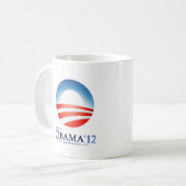 Herkozen Obama 2012 Koffiemok (Voorkant links)