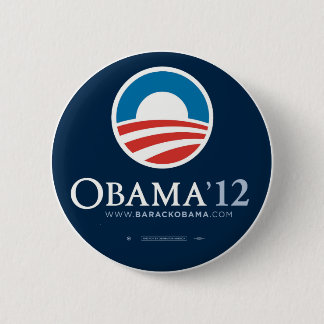 Herkozen President Barack Obama 2012 Ronde Button 5,7 Cm