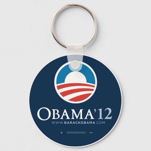 Herkozen President Barack Obama 2012 Sleutelhanger (Voorkant)