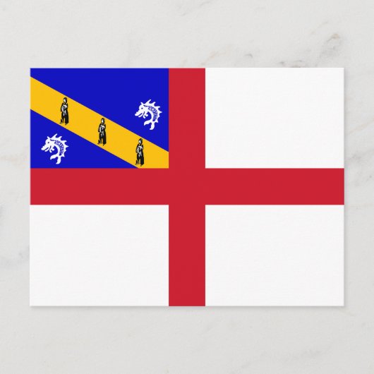 Herm-vlag Briefkaart (Voorkant)