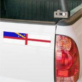Herm-vlag Bumpersticker (Op Truck)