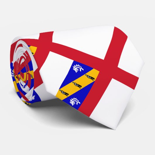 Herm-vlag Stropdas (Opgerold)