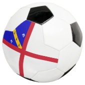 Herm-vlag Voetbal (Drie kwart)