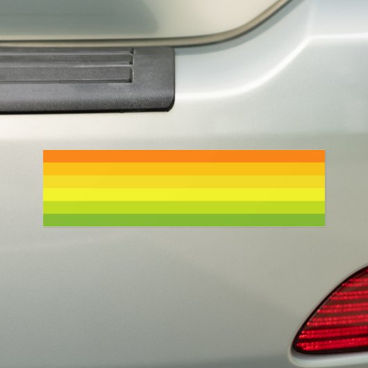 Hermafrodiet Pride Bumpersticker (Op auto)