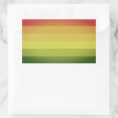 Hermafrodiet Pride Rechthoekige Sticker (Tas)