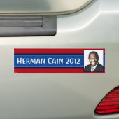 Herman Cain 2012 Bumpersticker (Op auto)