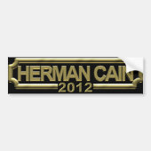 Herman Cain 2012 Bumpersticker (Voorkant)
