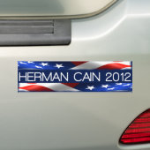 Herman Cain 2012 Bumpersticker (Op auto)
