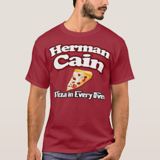 Herman Cain 2012 pizza shirt