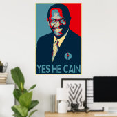 Herman Cain 2012 Poster (Thuiskantoor)