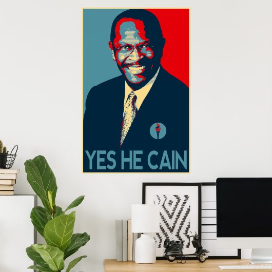 Herman Cain 2012 Poster (Thuiskantoor)