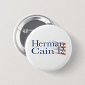 Herman Cain 2012 Ronde Button 5,7 Cm (Voorkant /achterkant)