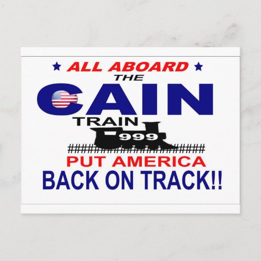 Herman Cain Briefkaart (Voorkant)