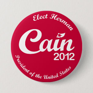 Herman Cain voor President 2012 "Spirit" Button R