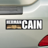 Herman Cain voor President Bumpersticker (Op auto)