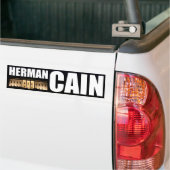 Herman Cain voor President Bumpersticker (Op Truck)
