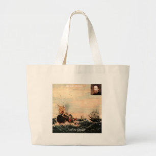 Herman Melville Call Me Ishmael Citaat Grote Tote Bag