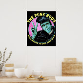 Herman Munster The Punk Rods Poster (Keuken)