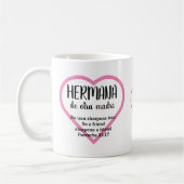 HERMANA DE OTRA MADRE Christelijk BFF-monogram Koffiemok (Links)