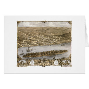 Hermann, carte panoramique de MOIS - 1869