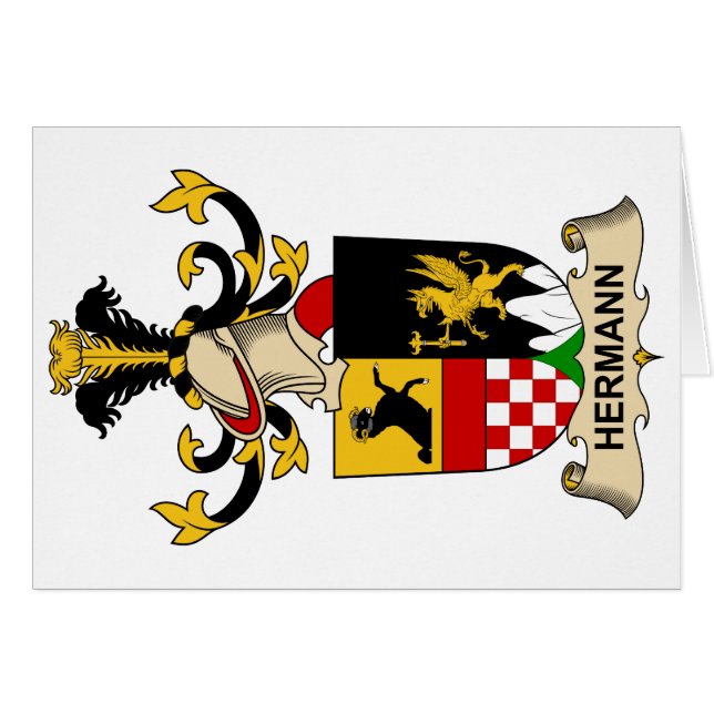 Hermann Family Crest (Voorkant Horizontaal)