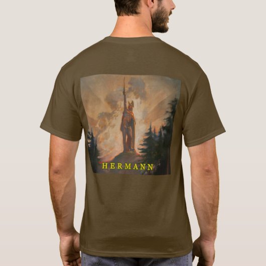 Hermann/General Arminius T-shirt (Achterkant)