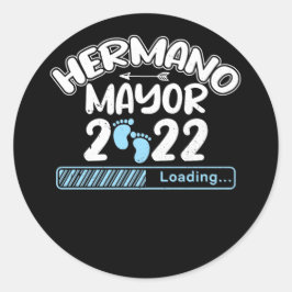 Hermano Mayor 2022 Loading Ronde Sticker