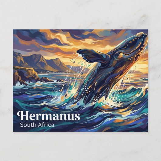 Hermanus Zuid-Afrika Briefkaart (Voorkant)