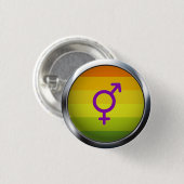 Hermaphrodite Ronde Button 3,2 Cm (Voorkant /achterkant)