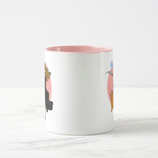 Hermelien en Crookshanks Wingardium Leviosa Mok (Midden)